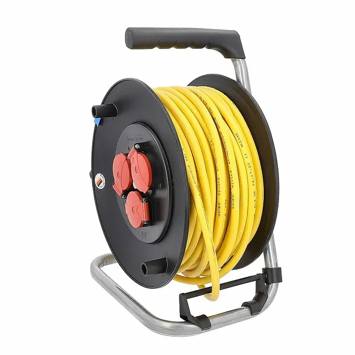 as-schwabe Kabeltrommel AT-N07V3V3-F 3G1,5 - Kunststoff, 40 m, IP44
