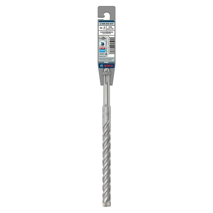 Bosch Professional Broca para hormigón SDS-Plus 5X (Diámetro: 14 mm, Largo: 210 mm)