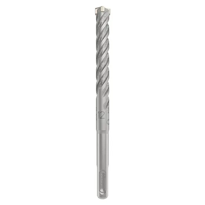 Bosch Beton- & Steinbohrer PRO SDS plus-5X - 1 Stk., Durchmesser Bohrer: 12 mm, Arbeitslänge: 100 mm - Metallbohrer mit gewundenen Rillen und einer 12er Markierung für präzise Bohrarbeiten in verschiedenen Materialien, ideal für Handwerker.