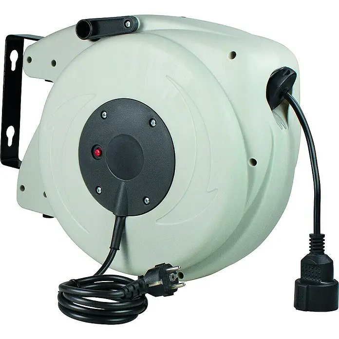 as-schwabe Kabeltrommel H05VV-F 3G1,5 - Kunststoff, 20 m, H05VV-F, IP20
