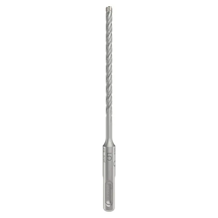 Bosch Beton- & Steinbohrer PRO SDS plus-5X - 1 Stk., Durchmesser Bohrer: 5 mm, Arbeitslänge: 100 mm - Aufnahme einer Frässpindel. Das Werkzeug hat spiralförmige Schneiden und ist mit einer "L5"-Markierung versehen, was auf seine Größe hindeutet.