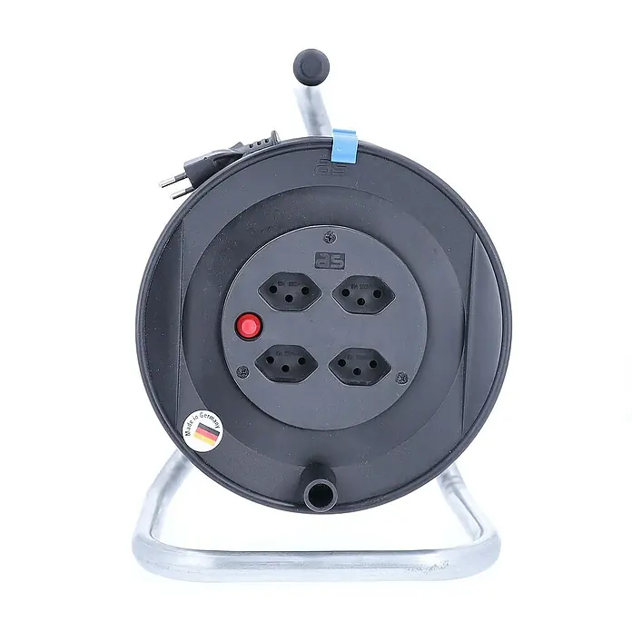 as-schwabe Kabeltrommel H05VV-F 3G1,5 - Kunststoff, 25 m, H05VV-F, IP20