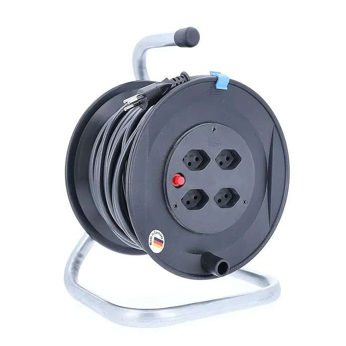 as-schwabe Kabeltrommel H05VV-F 3G1,5 - Kunststoff, 25 m, H05VV-F, IP20