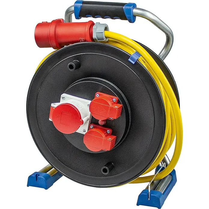 as-schwabe Kabeltrommel AT-N07V3V3-F 5G2,5 - Kunststoff, 20 m, IP44