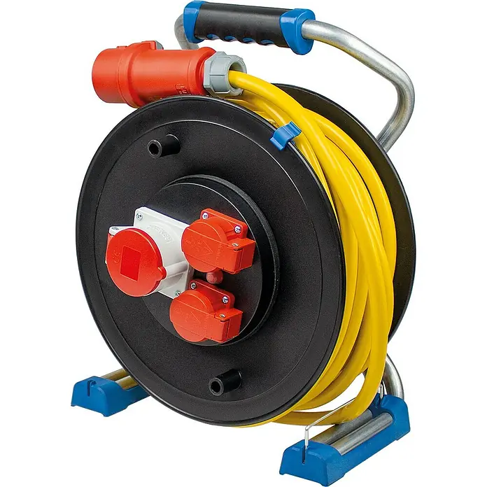 as-schwabe Kabeltrommel AT-N07V3V3-F 5G2,5 - Kunststoff, 20 m, IP44