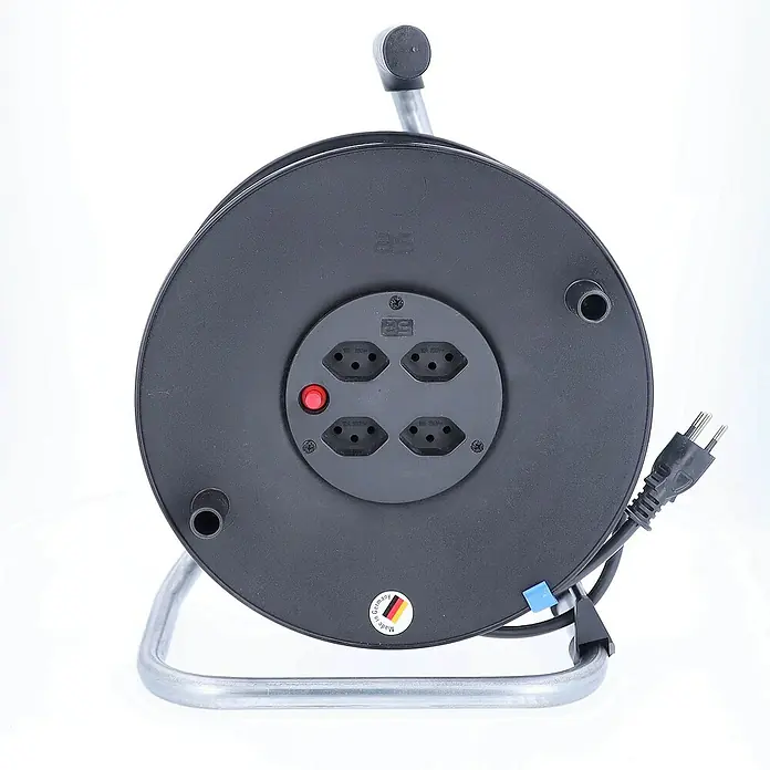 as-schwabe Kabeltrommel H05VV-F 3G1,5 - Kunststoff, 33 m, H05VV-F, IP20