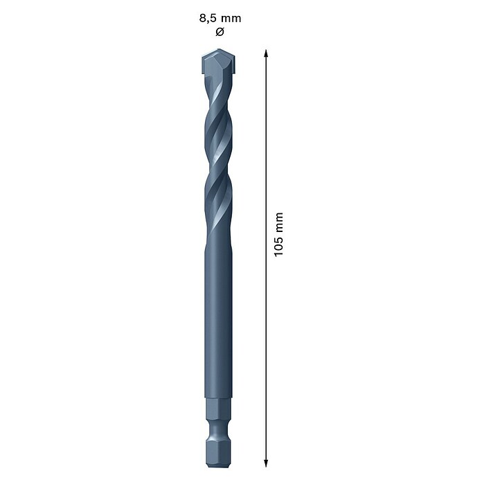 Bosch Expert Centrirni sveder Power Change Plus TCT  (Premer: 8,5 mm, Dolžina: 105 mm) | 2540 - Vorsatz-/Zusatzgeräte f Bohrmasch | BCDA - Zubeh Bohrm/Bohrhämmer/Akkumasch | BCD - Maschinenzubehör | BC - Maschinenzubehör | B - Werkz/Masch/Maschzubeh/Auto | BAUHAUS