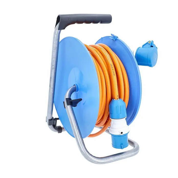 as-schwabe Kabeltrommel H07BQ-F 3G2,5 - Kunststoff, 25 m, IP44