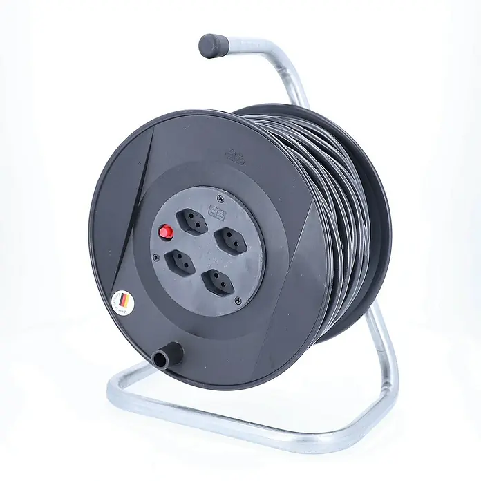 as-schwabe Kabeltrommel H05VV-F 3G1,5 - Kunststoff, 50 m, H05VV-F, IP20