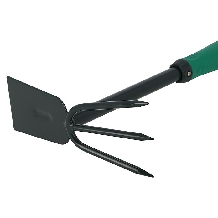 Gardol Hand-Doppelhäckchen (Arbeitsbreite: 6,5 cm, 3 Zinken, Kurzstiel)
