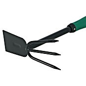 Gardol Hand-Doppelhäckchen (Arbeitsbreite: 6,5 cm, 3 Zinken, Kurzstiel)