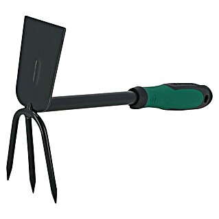 Gardol Hand-Doppelhäckchen (Arbeitsbreite: 6,5 cm, Anzahl Zinken: 3, Kurzstiel)
