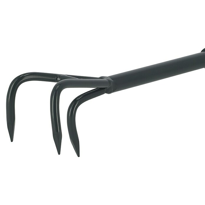 Gardol Hand-Kleingrubber (Arbeitsbreite: 8 cm, 3 Zinken, Kurzstiel)