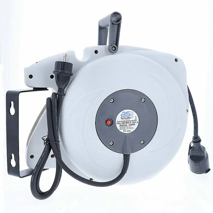 as-schwabe Kabeltrommel H07RN-F 3G1,5 - Kunststoff, 10 m, H07RN-F, IP44