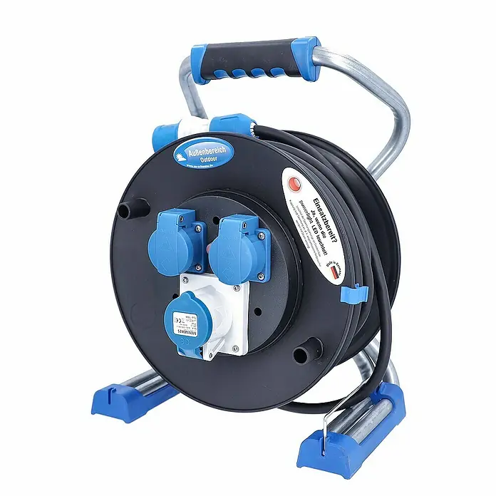 as-schwabe Kabeltrommel H07RN-F 3G2,5 - Kunststoff, 25 m, H07RN-F, IP44
