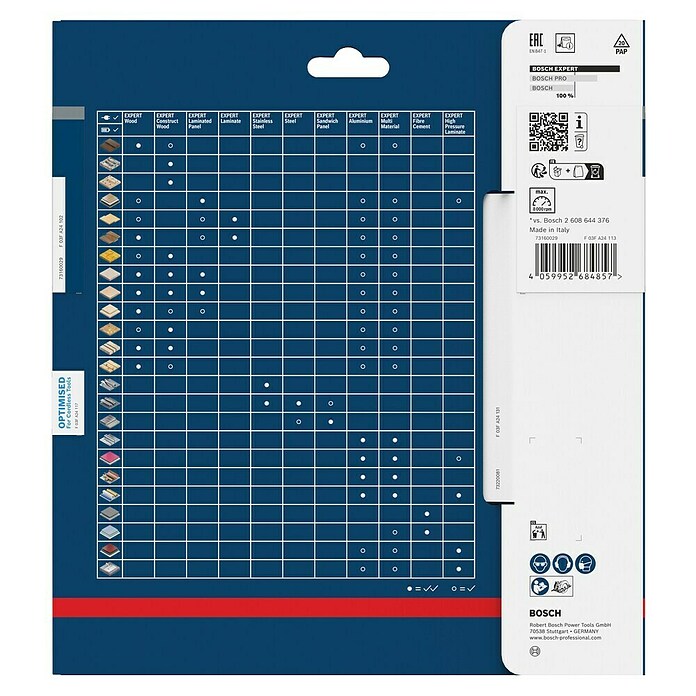 Bosch Expert List krožne žage Wood Cordless  (190 mm, Izvrtina: 30 mm, Število zobcev: 48 kos) | Listi za krožne žage | Listi za žage | Vodila in pribor za žage | Dodatna oprema za stroje | Orodja in stroji | Izdelki | BAUHAUS