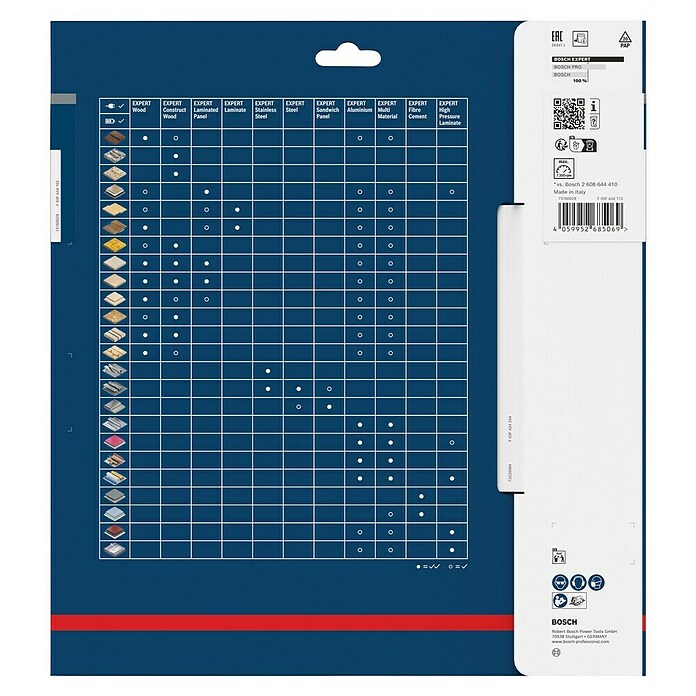 Bosch Expert List krožne žage Wood  (260 mm, Izvrtina: 30 mm, Število zobcev: 60 kos) | Listi za krožne žage | Listi za žage | Vodila in pribor za žage | Dodatna oprema za stroje | Orodja in stroji | Izdelki | BAUHAUS