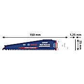 Bosch Expert List za sabljasto žago Multi Material S959XHM  (Dolžina: 150 mm) | Listi za sabljaste žage | Listi za žage | Vodila in pribor za žage | Dodatna oprema za stroje | Orodja in stroji | Izdelki | BAUHAUS