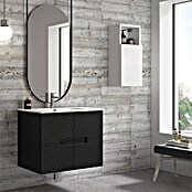 Duplach Mueble de lavabo Kamet (L x An x Al: 45 x 60 x 60 cm, Negro, Melamina) | BAUHAUS