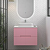 Duplach Mueble de lavabo Kamet (L x An x Al: 45 x 100 x 60 cm, Rosa, Melamina) | BAUHAUS