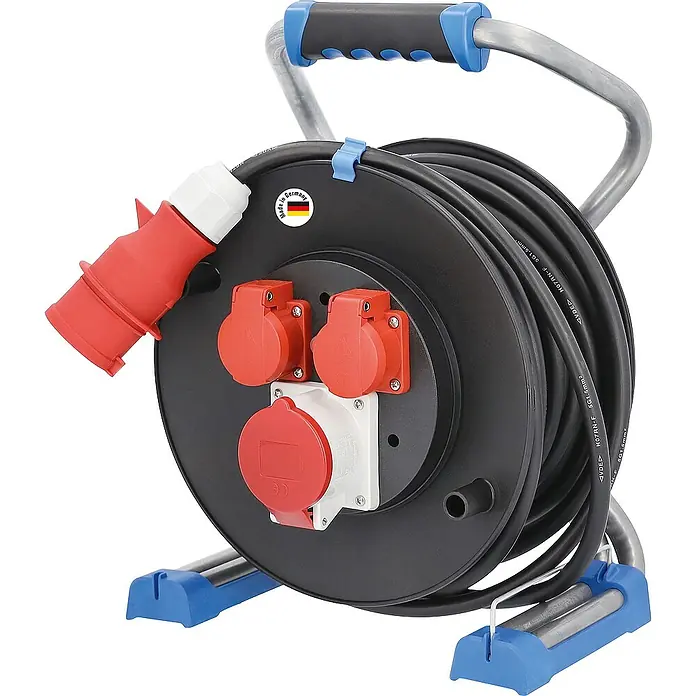 as-schwabe Kabeltrommel H07RN-F 5G2,5 - Kunststoff, 20 m, H07RN-F, IP44