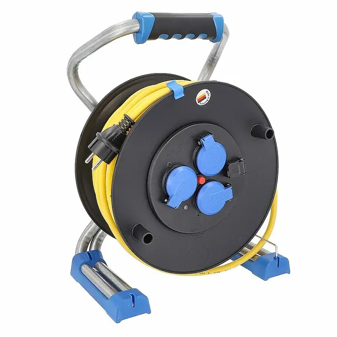 as-schwabe Kabeltrommel AT-N07V3V3-F 3G1,5 - Kunststoff, 40 m, IP44