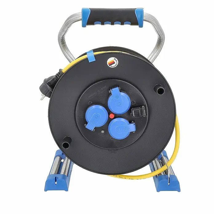 as-schwabe Kabeltrommel AT-N07V3V3-F 3G1,5 - Kunststoff, 40 m, IP44