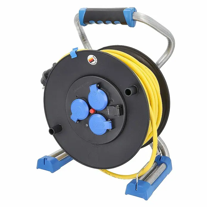 as-schwabe Kabeltrommel AT-N07V3V3-F 3G1,5 - Kunststoff, 40 m, IP44