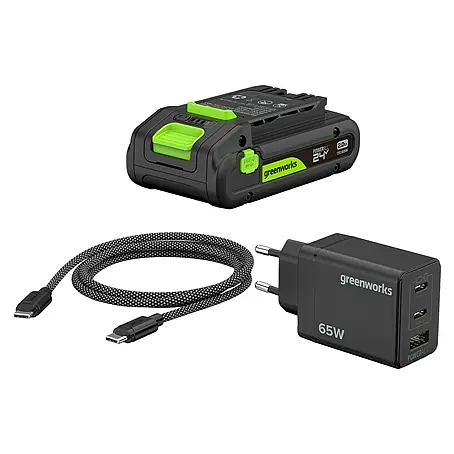 Greenworks  Akku & Ladegerät 24V 2 AH, VD