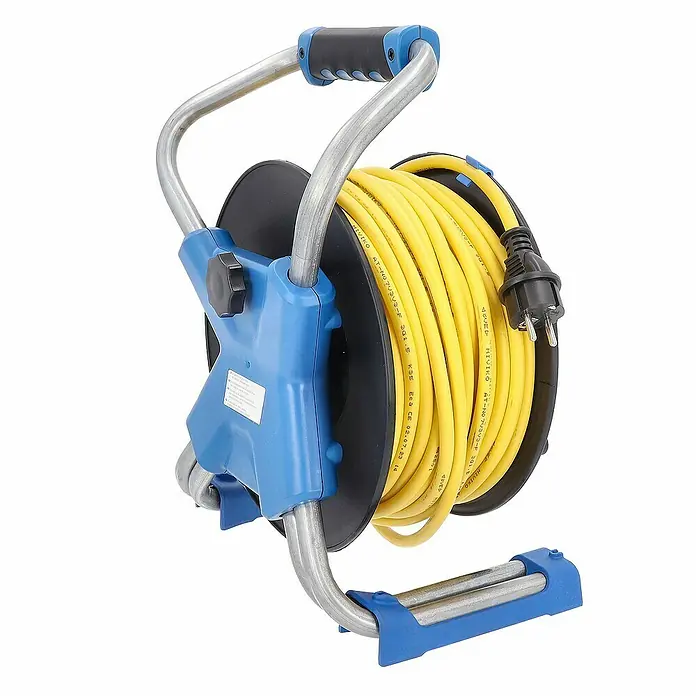 as-schwabe Kabeltrommel AT-N07V3V3-F 3G1,5 - Kunststoff, 40 m, IP44