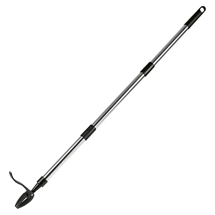 Easymaxx Unkrautstecher - Länge: 150 mm - Das Bild zeigt einen ausziehbaren Greifer mit verstellbarer Länge, ideal zum Aufheben von Gegenständen in der Höhe oder an schwer zugänglichen Stellen.