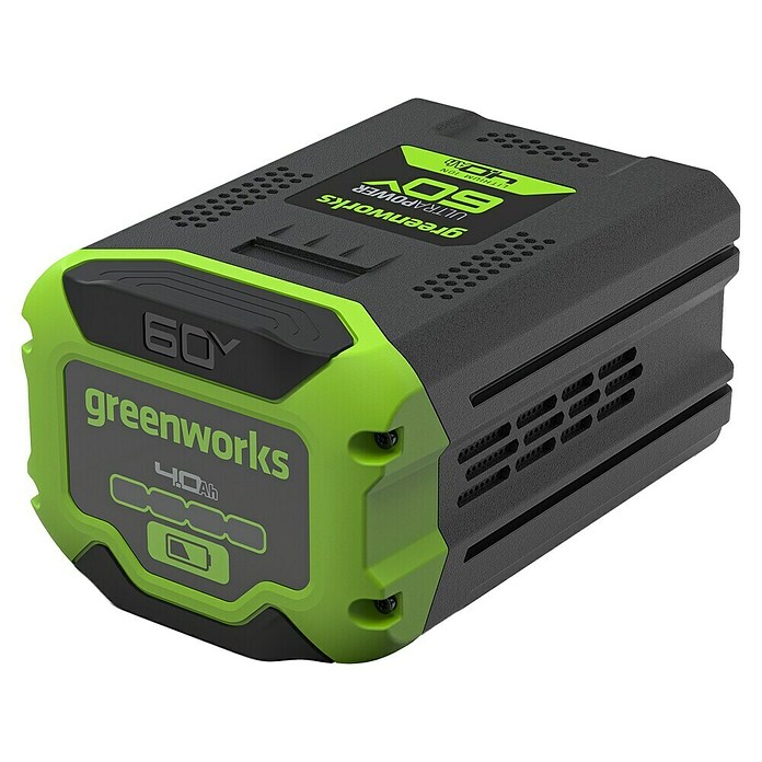 Greenworks 60V Akkusystem Akumulator BB640NAA1  (60 V, 4 Ah, Li-ion) | 7390 - Akku Marke | IAEL - Akku/Ladegeräte | IAE - Gartenmotorgeräte | IA - Gartenhartware | I - Stadtgarten | BAUHAUS