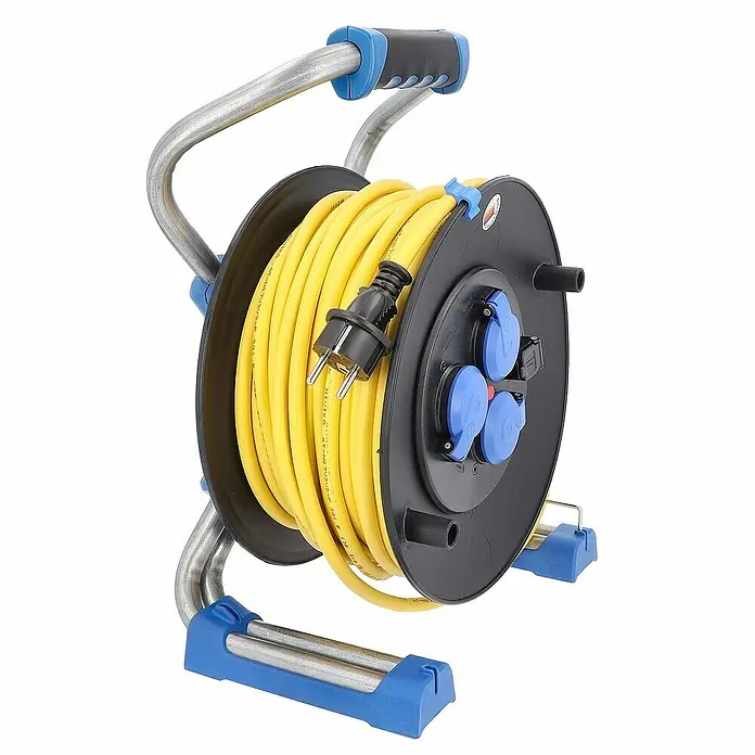 as-schwabe Kabeltrommel AT-N07V3V3-F 3G1,5 - Kunststoff, 40 m, IP44
