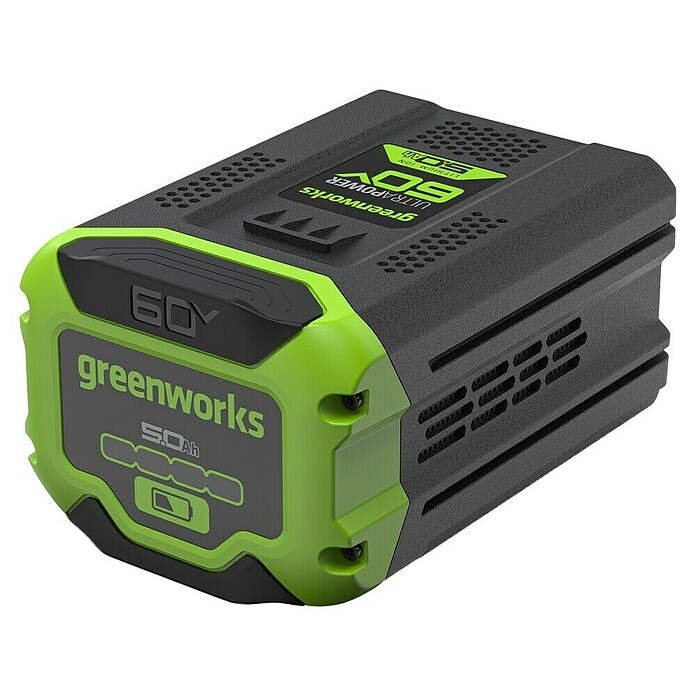 Greenworks 60V Akkusystem Akumulator BA650NAA1  (60 V, 5 Ah, Li-ion) | 7390 - Akku Marke | IAEL - Akku/Ladegeräte | IAE - Gartenmotorgeräte | IA - Gartenhartware | I - Stadtgarten | BAUHAUS
