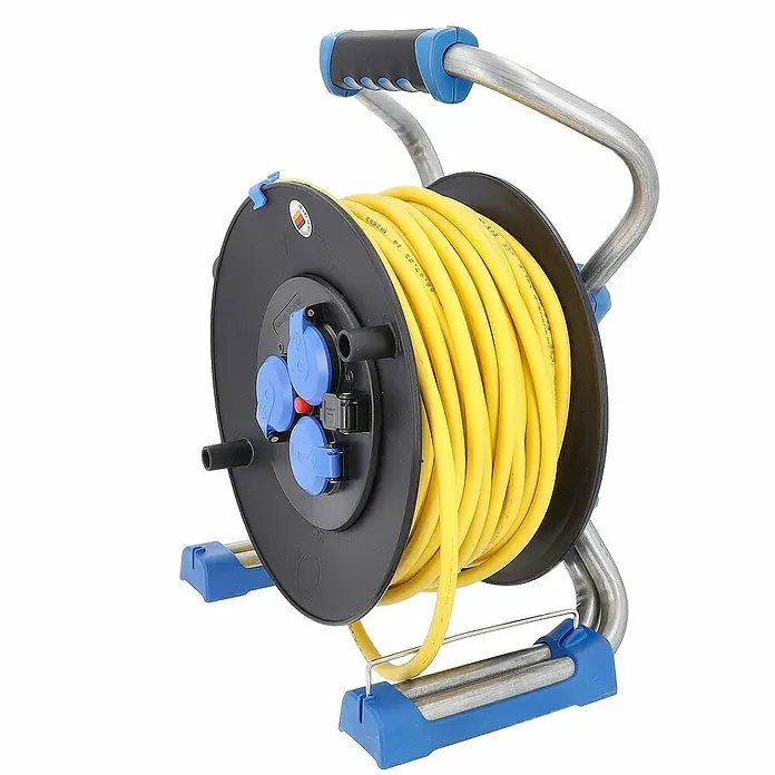 as-schwabe Kabeltrommel AT-N07V3V3-F 3G1,5 - Kunststoff, 40 m, IP44