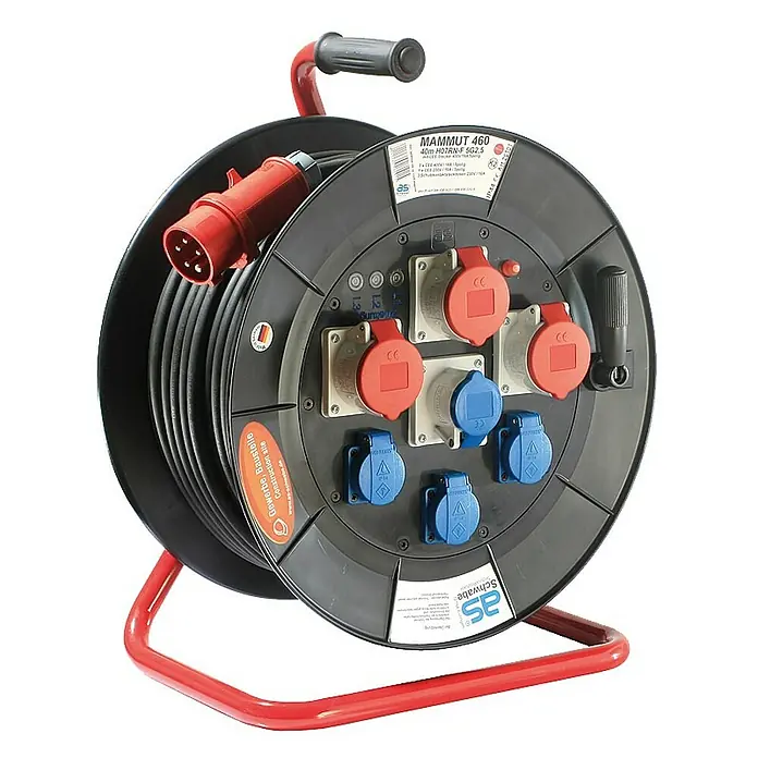 as-schwabe Kabeltrommel H07RN-F 5G2,5 - Kunststoff, 40 m, H07RN-F, IP44
