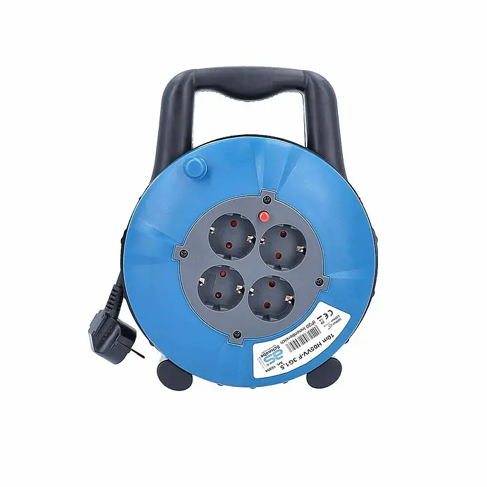 as - Schwabe Kabelbox Kabeltrommel 10m 230V H05VV-F 3G1,5 IP20 - 