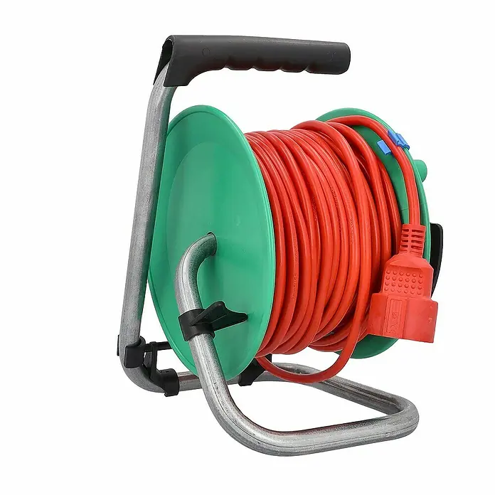 as-schwabe Kabeltrommel H05VV-F 3G1,5 - Kunststoff, 25 m, H05VV-F, IP20