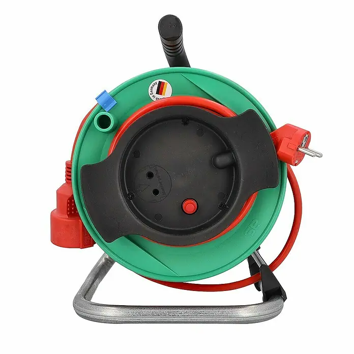 as-schwabe Kabeltrommel H05VV-F 3G1,5 - Kunststoff, 25 m, H05VV-F, IP20
