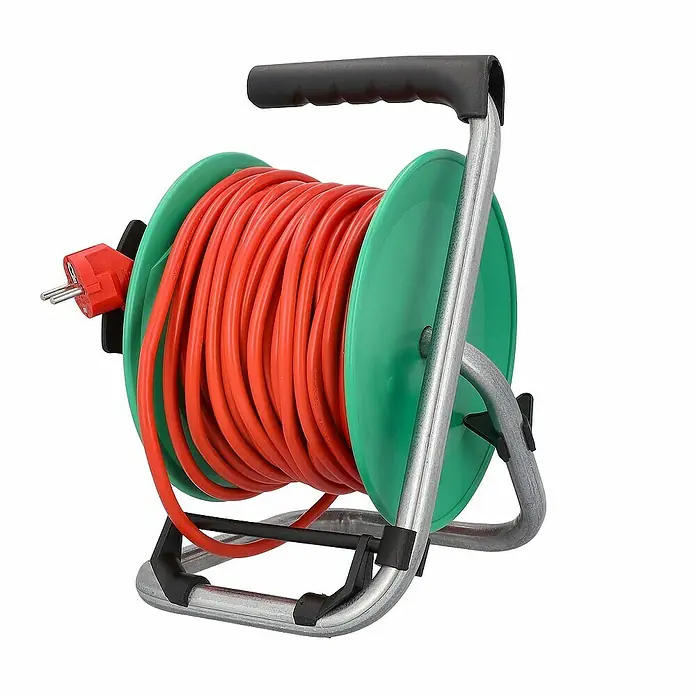 as-schwabe Kabeltrommel H05VV-F 3G1,5 - Kunststoff, 25 m, H05VV-F, IP20