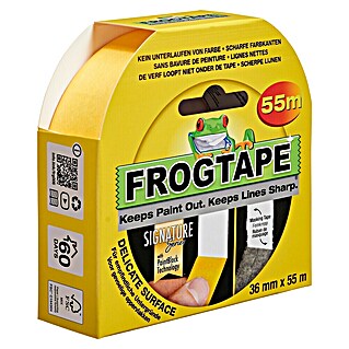 Frogtape Kreativklebeband Delicate Surface (55 m x 36 mm, Gelb)