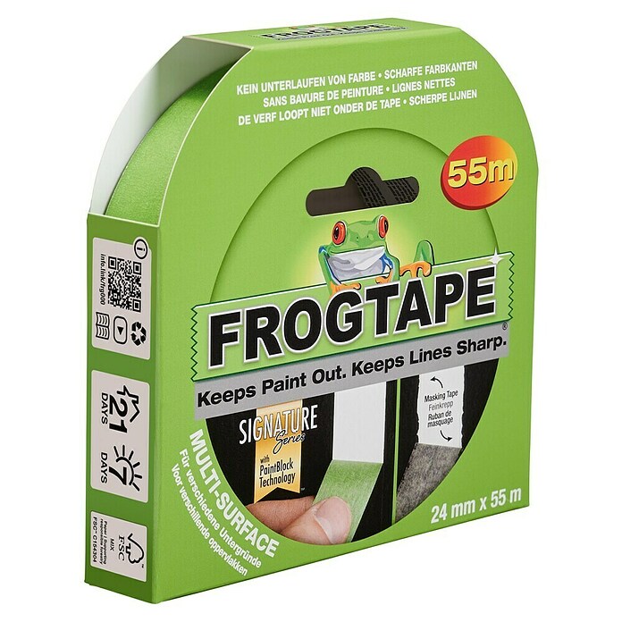 Frogtape Kreativklebeband Multi-Surface (55 m x 24 mm, Grün, 1 -tlg.) | BAUHAUS