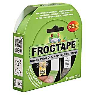 Frogtape Kreativklebeband Multi-Surface (55 m x 24 mm, Grün, 1 -tlg.)
