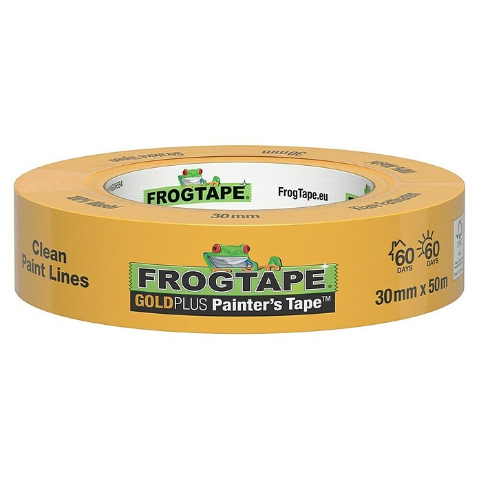 Frogtape Maler-Kreppband Gold Plus (50 m x 30 mm) | BAUHAUS