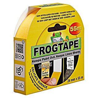 Frogtape Kreativklebeband Delicate Surface (55 m x 24 mm, Gelb)