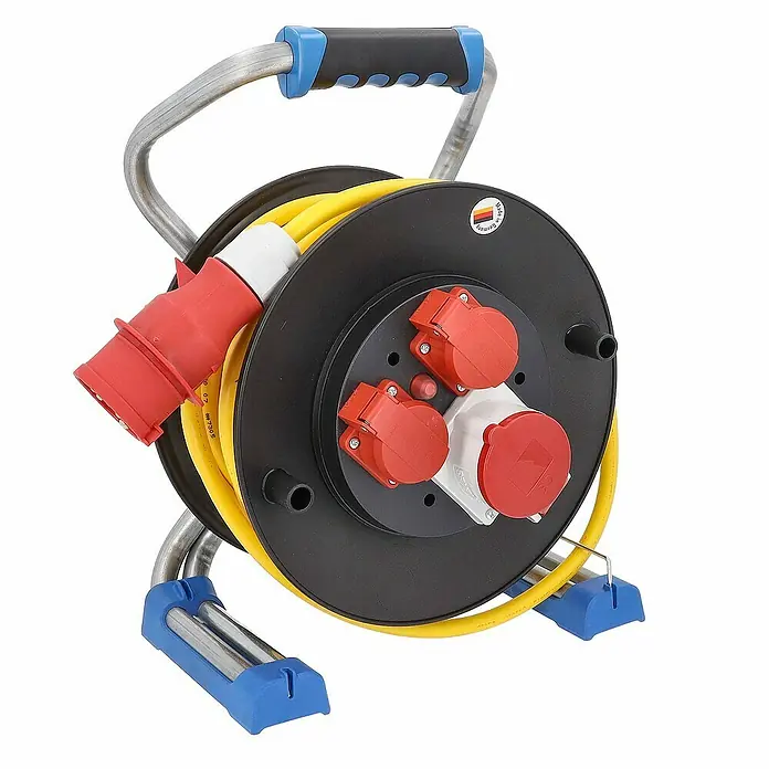 as-schwabe Kabeltrommel AT-N07V3V3-F 5G1,5 - Kunststoff, 25 m, IP44