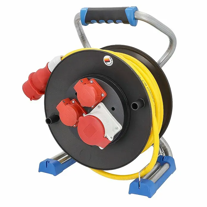 as-schwabe Kabeltrommel AT-N07V3V3-F 5G1,5 - Kunststoff, 25 m, IP44