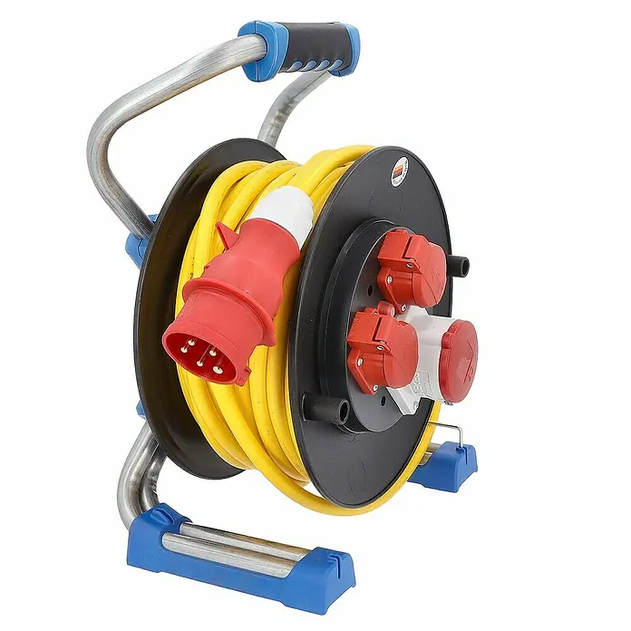 as-schwabe Kabeltrommel AT-N07V3V3-F 5G1,5 - Kunststoff, 25 m, IP44