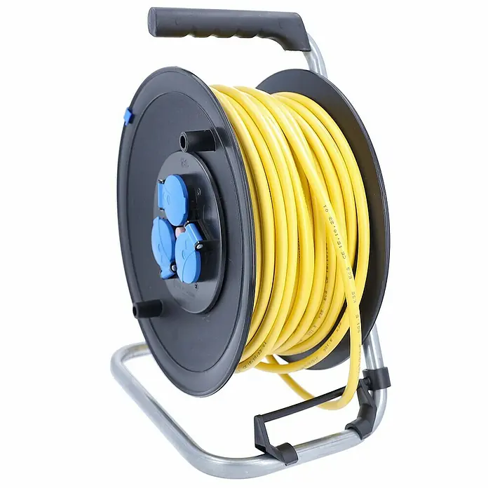 as-schwabe Kabeltrommel AT-N07V3V3-F 3G1,5 - Kunststoff, 50 m, IP44