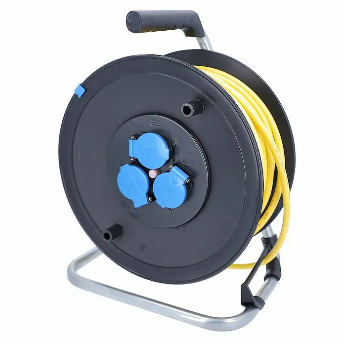 as-schwabe Kabeltrommel AT-N07V3V3-F 3G1,5 - Kunststoff, 50 m, IP44